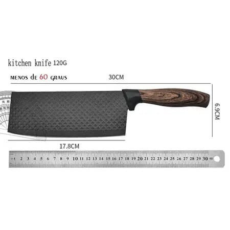 Conjunto De Facas Inox 6 Peças Antiaderente Com Cabo Reforçado Descascador E Tesoura Lucky Bazar