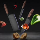 Conjunto De Facas Inox 6 Peças Antiaderente Com Cabo Reforçado Descascador E Tesoura Lucky Bazar
